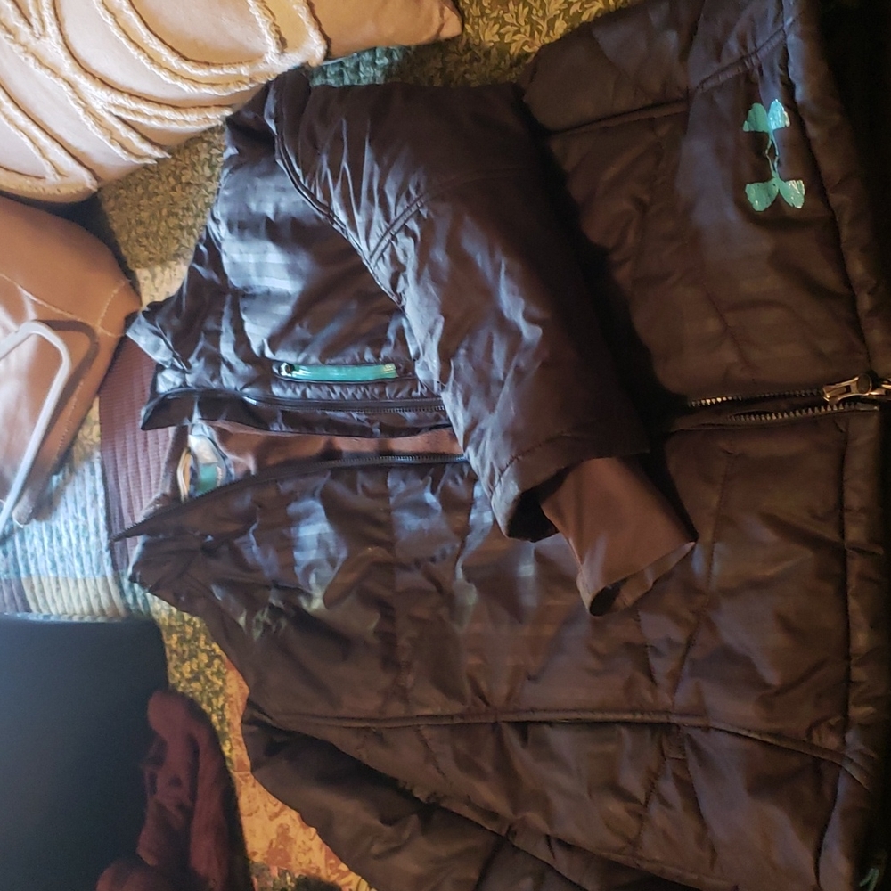 Black simi poof coat